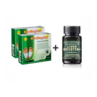 Bio-Detox Biomagick detoxikační náplasti 2 + 1 Liver Booster ZDARMA