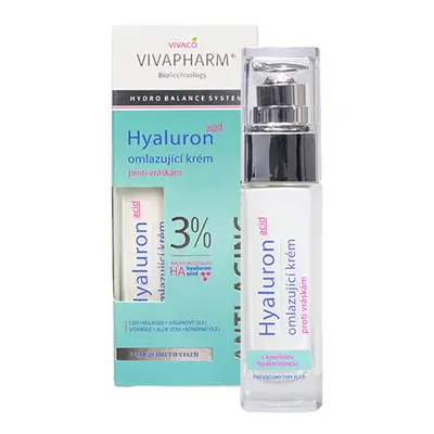 VIVAPHARM Omlazující krém s kyselinou hyaluronovou 30ml