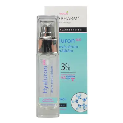 VIVAPHARM Hyaluronové liftingové sérum proti vráskám 30ml