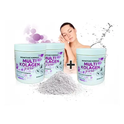 Bio-Detox MULTI KOLAGEN Pure 300g 2 + 1 ZDARMA