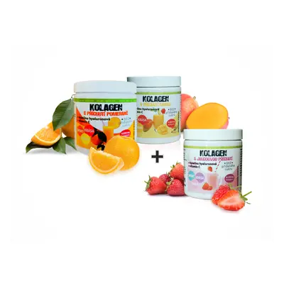 Bio-Detox Kolageny s příchutí MANGO, POMERANČ + JAHODA ZDARMA