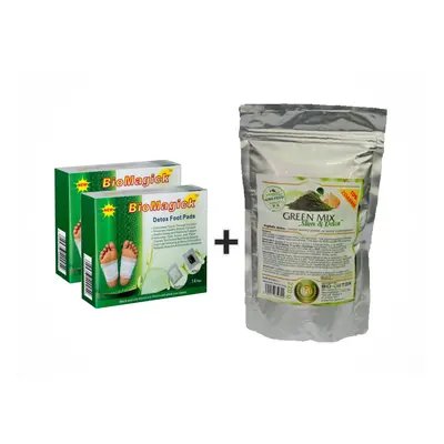 Bio-Detox Biomagick detoxikační náplasti 2 + 1 GREEN MIIX 220g - ZDARMA