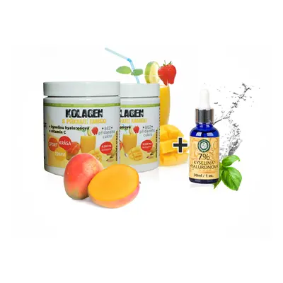 Bio-Detox Kolagen MANGO 2 + 1 Kyselina Hyaluronová 7%