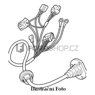 Elektroinstalace pro tažné zařízení (13 kolíková zásuvka)