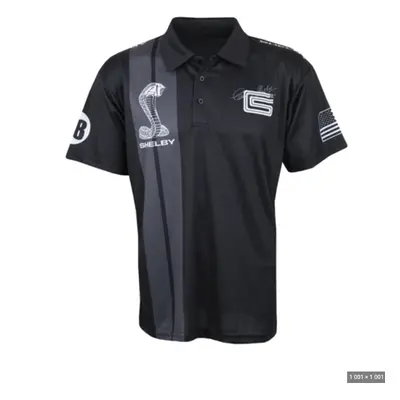 Tričko Shelby Sublimated Black Polo