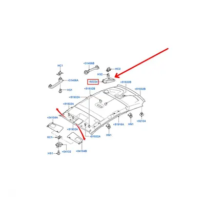 Kryt upevnění bezpečnostního pásu Ford S-MAX / Galaxy