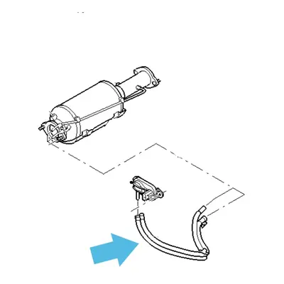 Sestava hadic pro DPF filtry Ford Focus, C-MAX