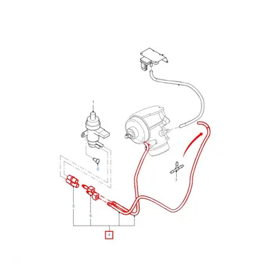 trubky EGR Ventilu pro Ford Transit 1221098