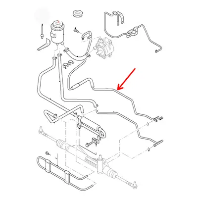 Hadice posilovače řízení Ford Transit