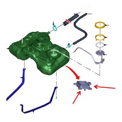 Modul palivové nádrže Ford Kuga