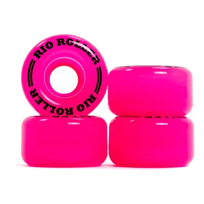 Rio - Roller Coaster Pink 58mm / 62mm - 82a (sada 4 koleček)