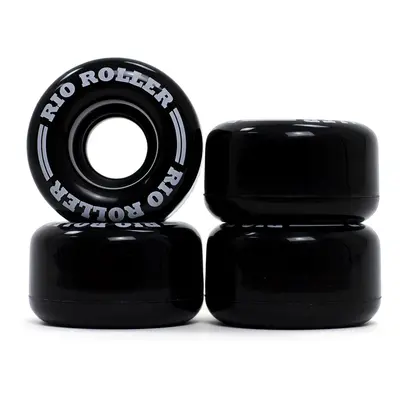 Rio - Roller Coaster Black 58mm / 62mm - 82a (sada 4 koleček)