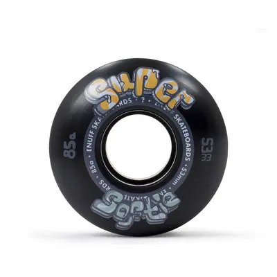 Enuff - Super Softie 53/55/58 mm - 85a - Black - kolečka (sada 4ks) Průměr koleček: 55 mm