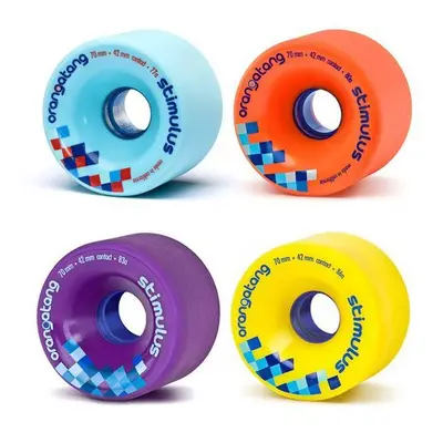 Orangatang - Stimulus Wheels 70 mm 77a/80a/83a/86a (sada 4 ks) Tvrdost koleček: 86a - Žlutá