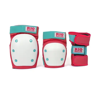 Rio Roller - Dámská Sada chráničů - Triple Pad Set Red/Mint