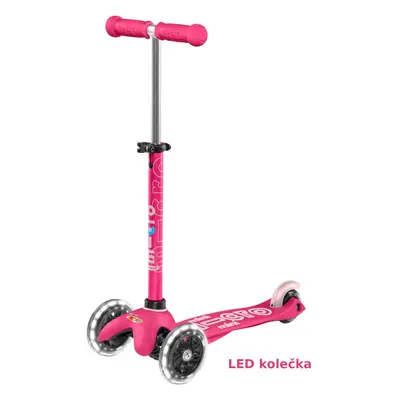 Micro - Mini Deluxe LED Pink - Dětská koloběžka