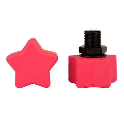 Rookie - Adjustable Toestop Star Pink - nastavitelná brzda na trekové brusle