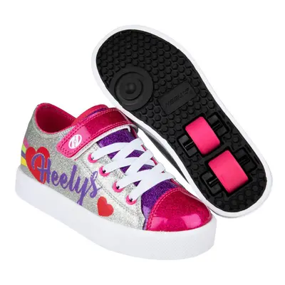 Heelys - Snazzy X2 - Silver/Rainbow/Heart - koloboty