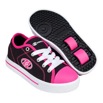 Heelys - Classic X2 Black/White/Hot Pink - koloboty