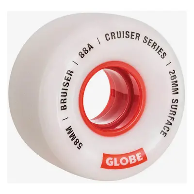 Globe - Bruiser 58 x 26 mm 88a White/Red - (sada 4 ks)