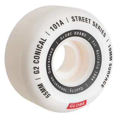 Globe - G2 Conical Street Wheel 55mm 101a white - (sada 4 ks)