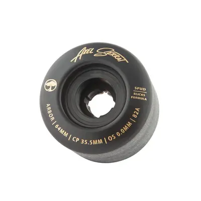 Arbor - Signature Wheel Spud Axel Serrat 64mm 82a Black - kolečka (sada 4ks)