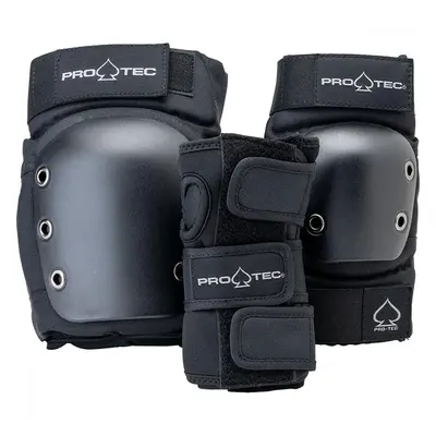 Pro-Tec - Street Gear Junior 3 Pack Open Black - Dětská sada chráničů