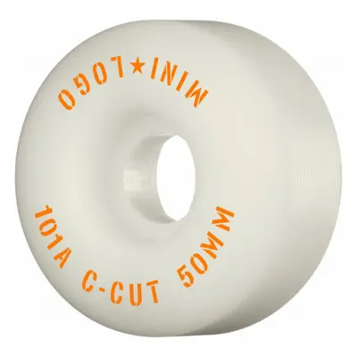 Mini Logo - Wheels C-Cut 2 - 50/52/53/54 mm - 101a - White - kolečka (sada 4ks) Průměr koleček: 