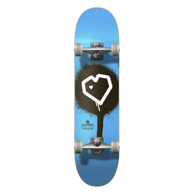 Blueprint - Spray Heart V2 8" Blue/Black/White - skateboard