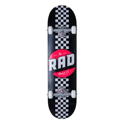 RAD Skateboards RAD - Logo Checker Stripe 7,25" Black/Red - skateboard