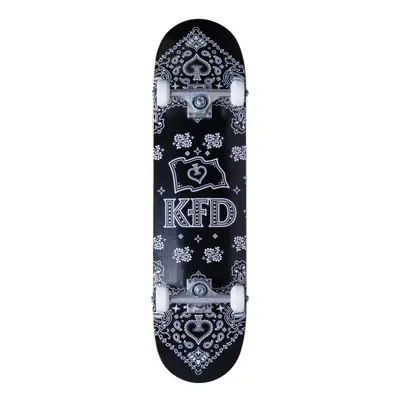 KFD - Bandana 7.75" Black/White - skateboard