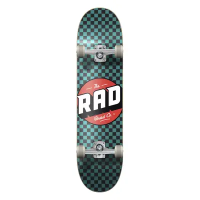 RAD Skateboards RAD - Checkers Progressive 7.25" Black/Teal - skateboard