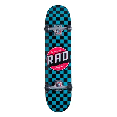 RAD Skateboards RAD - Checkers Complete 7.25" Teal/Black - skateboard