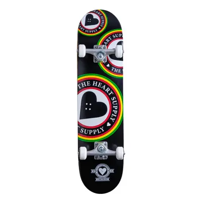 Heart Supply - Orbit Logo 7,75" Black/Rasta - skateboard