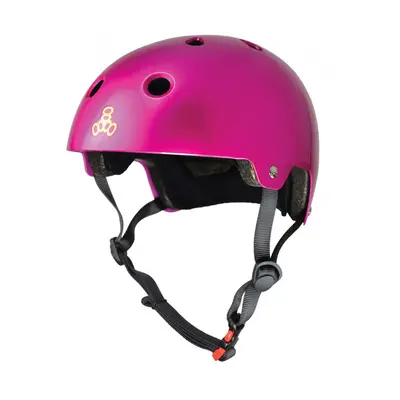 Triple Eight - Dual Certified Helmet EPS Liner Pink metallic - helma