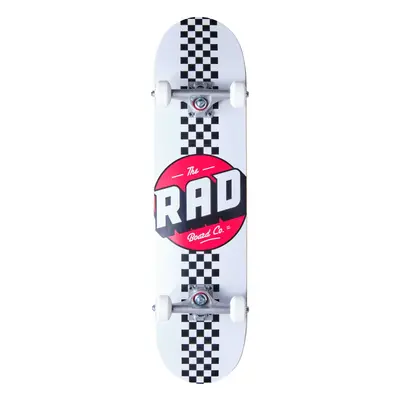 RAD Skateboards RAD - Logo Checker Stripe 7,75" White/Red - skateboard