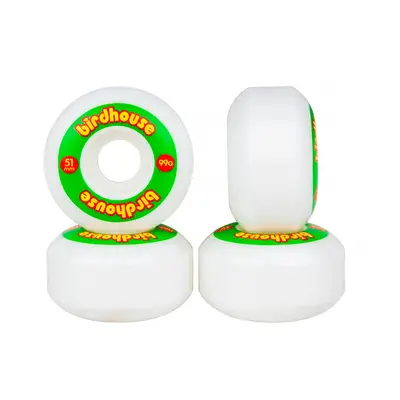 Birdhouse - Logo 99a 51mm - Rasta - kolečka (sada 4 ks)