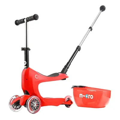 Micro - Mini2go Deluxe Plus Red - Dětské odrážedlo