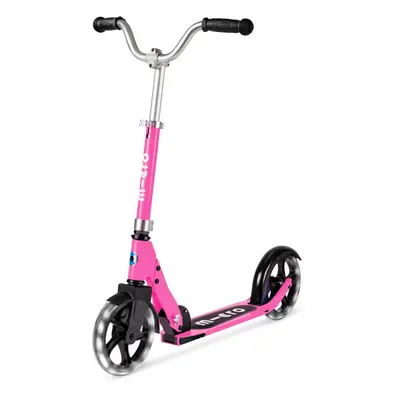 Micro - Cruiser LED Pink - Dětská skládací koloběžka