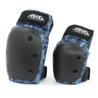 Rekd - Dětská sada chráničů - Youth Heavy Duty Double Pads Set Black/Blue