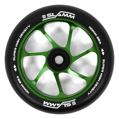 Slamm - Team Wheels - 110 mm - Black/Green - kolečko 1ks