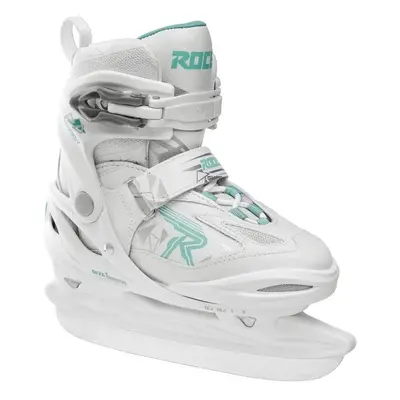 Roces - Moody 3.0 Girls White/Teal - roztahovací brusle