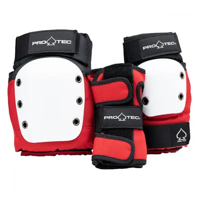 Pro-Tec - Street Gear Junior 3 Pack Open Red/White/Black - Dětská sada chráničů