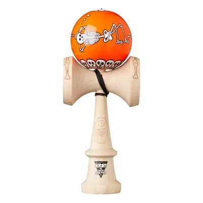 KROM x Jody Barton - Skeletons Orange Halloween Edition- Kendama