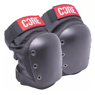 CORE - Street Skate Knee Pads - Black/Red - Kolenní chrániče