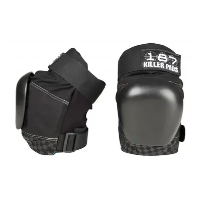 187 Killer Pads - Pro Derby Knee - Black/Black - Kolenní chrániče