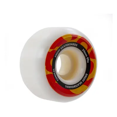 Enuff - Conical 54 mm - 99a - White/Orange - kolečka (sada 4ks)