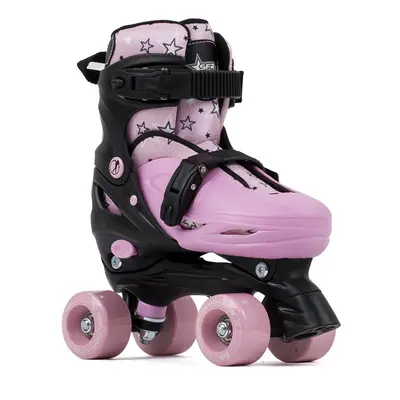 SFR - Nebula Adjustable Black/Pink - nastavitelné trekové brusle