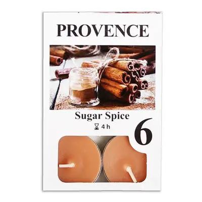 Čajová svíčka PROVENCE 6ks sladké koření