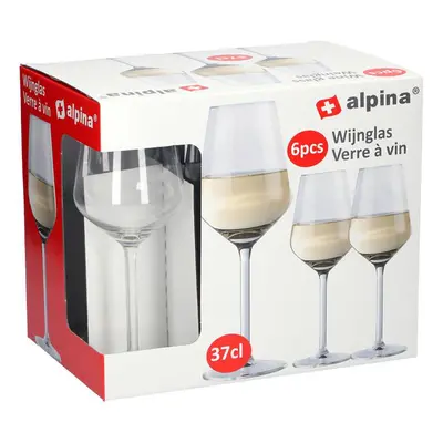 Sklenice na bílé víno ALPINA 370ml 6ks